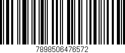 Código de barras (EAN, GTIN, SKU, ISBN): '7898506476572'