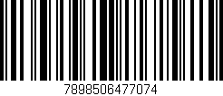Código de barras (EAN, GTIN, SKU, ISBN): '7898506477074'