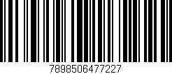 Código de barras (EAN, GTIN, SKU, ISBN): '7898506477227'