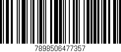 Código de barras (EAN, GTIN, SKU, ISBN): '7898506477357'