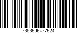 Código de barras (EAN, GTIN, SKU, ISBN): '7898506477524'