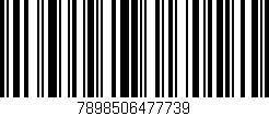 Código de barras (EAN, GTIN, SKU, ISBN): '7898506477739'