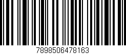 Código de barras (EAN, GTIN, SKU, ISBN): '7898506478163'