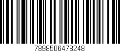 Código de barras (EAN, GTIN, SKU, ISBN): '7898506478248'