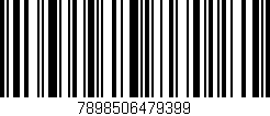 Código de barras (EAN, GTIN, SKU, ISBN): '7898506479399'
