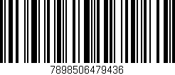 Código de barras (EAN, GTIN, SKU, ISBN): '7898506479436'