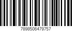 Código de barras (EAN, GTIN, SKU, ISBN): '7898506479757'