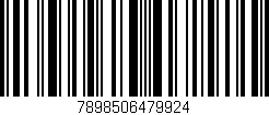 Código de barras (EAN, GTIN, SKU, ISBN): '7898506479924'