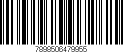 Código de barras (EAN, GTIN, SKU, ISBN): '7898506479955'