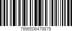 Código de barras (EAN, GTIN, SKU, ISBN): '7898506479979'