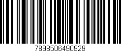 Código de barras (EAN, GTIN, SKU, ISBN): '7898506490929'