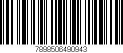 Código de barras (EAN, GTIN, SKU, ISBN): '7898506490943'