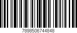 Código de barras (EAN, GTIN, SKU, ISBN): '7898506744848'