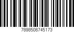 Código de barras (EAN, GTIN, SKU, ISBN): '7898506745173'