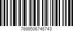 Código de barras (EAN, GTIN, SKU, ISBN): '7898506746743'