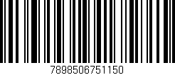 Código de barras (EAN, GTIN, SKU, ISBN): '7898506751150'