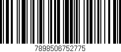 Código de barras (EAN, GTIN, SKU, ISBN): '7898506752775'