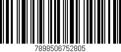 Código de barras (EAN, GTIN, SKU, ISBN): '7898506752805'