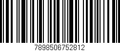 Código de barras (EAN, GTIN, SKU, ISBN): '7898506752812'