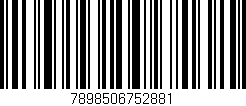 Código de barras (EAN, GTIN, SKU, ISBN): '7898506752881'