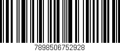 Código de barras (EAN, GTIN, SKU, ISBN): '7898506752928'