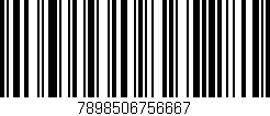Código de barras (EAN, GTIN, SKU, ISBN): '7898506756667'