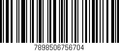 Código de barras (EAN, GTIN, SKU, ISBN): '7898506756704'
