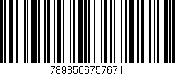 Código de barras (EAN, GTIN, SKU, ISBN): '7898506757671'