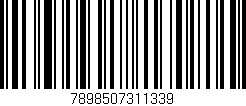 Código de barras (EAN, GTIN, SKU, ISBN): '7898507311339'