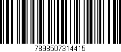 Código de barras (EAN, GTIN, SKU, ISBN): '7898507314415'