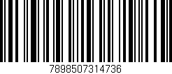 Código de barras (EAN, GTIN, SKU, ISBN): '7898507314736'