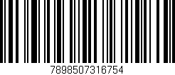 Código de barras (EAN, GTIN, SKU, ISBN): '7898507316754'