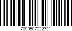 Código de barras (EAN, GTIN, SKU, ISBN): '7898507322731'