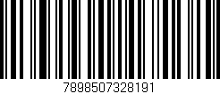 Código de barras (EAN, GTIN, SKU, ISBN): '7898507328191'
