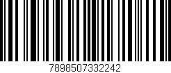 Código de barras (EAN, GTIN, SKU, ISBN): '7898507332242'