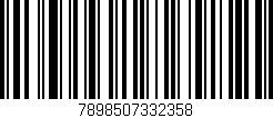 Código de barras (EAN, GTIN, SKU, ISBN): '7898507332358'