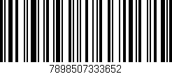 Código de barras (EAN, GTIN, SKU, ISBN): '7898507333652'