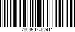 Código de barras (EAN, GTIN, SKU, ISBN): '7898507482411'