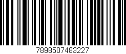Código de barras (EAN, GTIN, SKU, ISBN): '7898507483227'