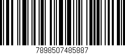 Código de barras (EAN, GTIN, SKU, ISBN): '7898507485887'