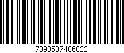 Código de barras (EAN, GTIN, SKU, ISBN): '7898507486822'