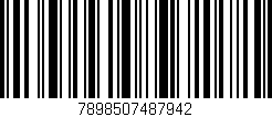 Código de barras (EAN, GTIN, SKU, ISBN): '7898507487942'