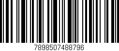 Código de barras (EAN, GTIN, SKU, ISBN): '7898507488796'