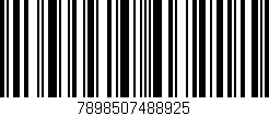 Código de barras (EAN, GTIN, SKU, ISBN): '7898507488925'
