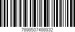 Código de barras (EAN, GTIN, SKU, ISBN): '7898507488932'