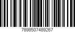 Código de barras (EAN, GTIN, SKU, ISBN): '7898507489267'