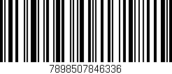 Código de barras (EAN, GTIN, SKU, ISBN): '7898507846336'