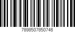 Código de barras (EAN, GTIN, SKU, ISBN): '7898507850746'