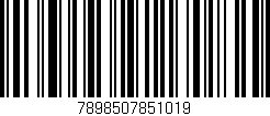 Código de barras (EAN, GTIN, SKU, ISBN): '7898507851019'