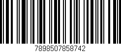 Código de barras (EAN, GTIN, SKU, ISBN): '7898507858742'
